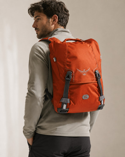 Osprey flap backpack orange - flap,
